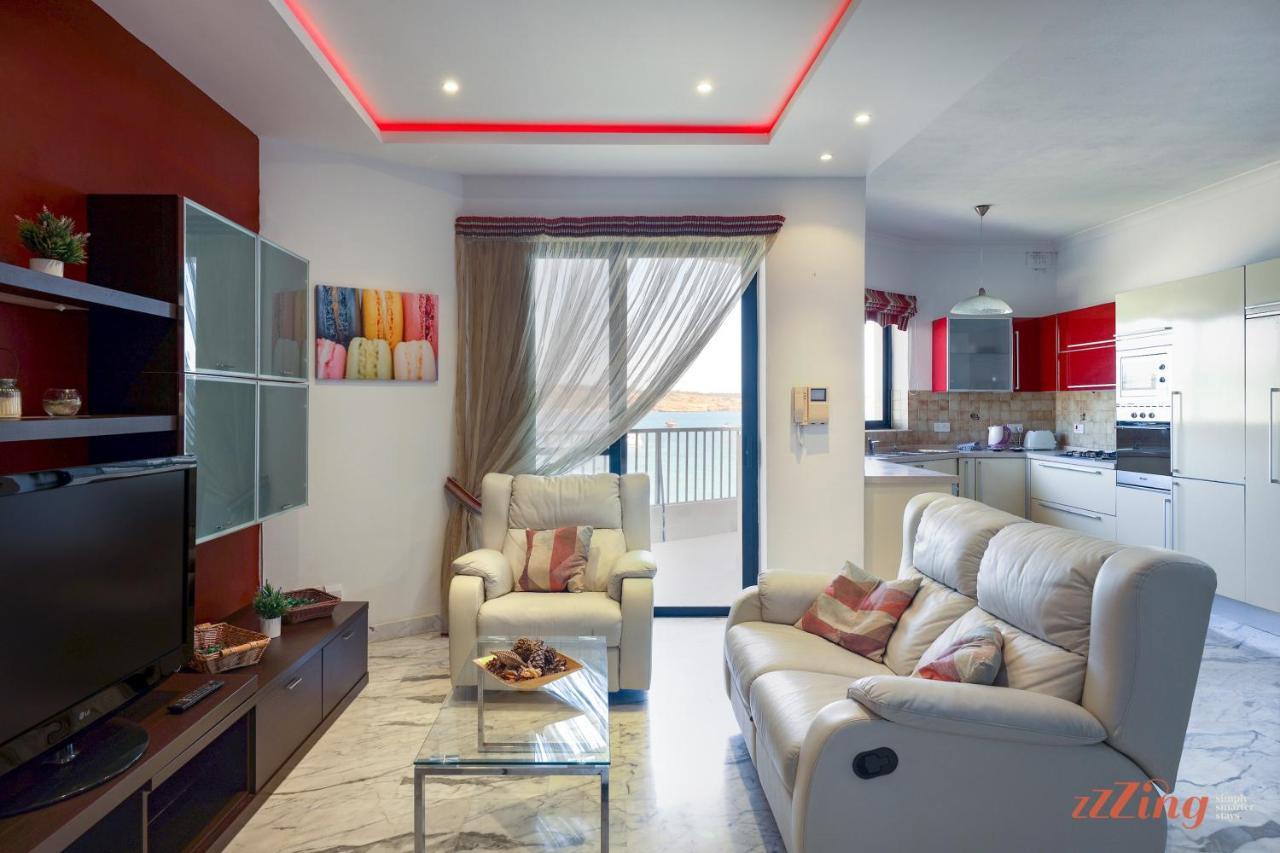 Beachfront 2 Bedroom Holiday Home Is-Sellum 외부 사진